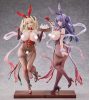 Moehime Union Statuen 1/4 Cheongsam Bunny Yuri & Stella 45 cm