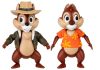 Chip 'n Dale: Rescue Rangers Dynamic 8ction Heroes Figurák 1/9 Chip & Dale 10 cm