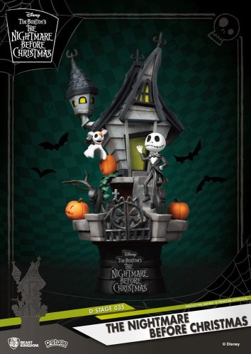 Nightmare before Christmas D-Stage PVC Dioráma Jack's Haunted House 15 cm