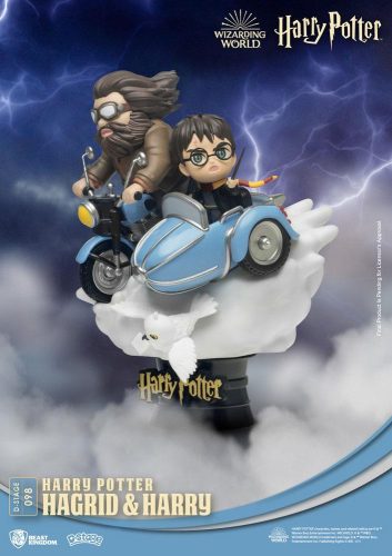 Harry Potter D-Stage PVC Dioráma Hagrid & Harry New Version 15 cm