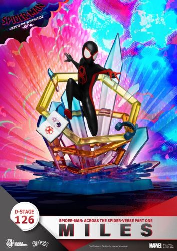 Marvel D-Stage PVC Dioráma Spider-Man: Across the Spider-Verse Part One-Miles 15 cm