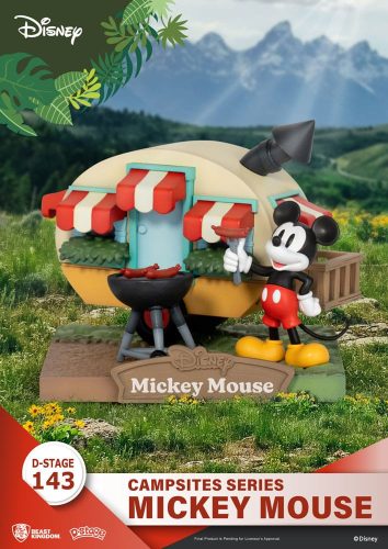 Disney D-Stage Campsite Series PVC Dioráma Mickey Mouse 10 cm