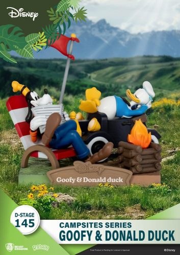 Disney D-Stage Campsite Series PVC Dioráma Goofy & Donald Duck 10 cm