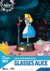 Alice in Wonderland Mini Diorama Stage PVC Szobor Glasses Alice 10 cm