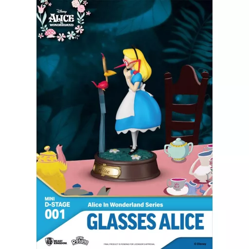 Alice in Wonderland Mini Diorama Stage Statues 6-pack 10 cm