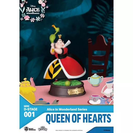 Alice in Wonderland Mini Diorama Stage Statues 6-pack 10 cm