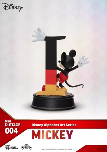 Disney Mini Diorama Stage Statues 6-pack Alphabet Art 10 cm