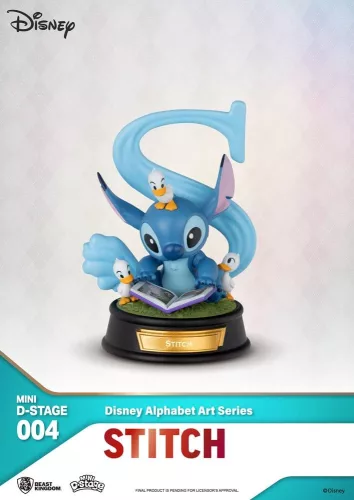 Disney Mini Diorama Stage Statues 6-pack Alphabet Art 10 cm