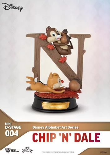 Disney Mini Diorama Stage Statues 6-pack Alphabet Art 10 cm