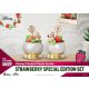 Disney Mini Diorama Stage Statues Pocket Plants Series Strawberry Special Edition Set 12 cm