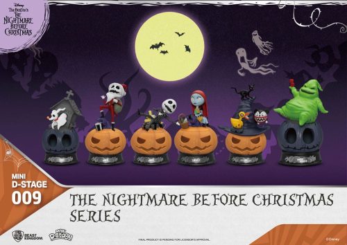 The Nightmare Before Christmas Mini Dioráma Stage Figurák The Nightmare Before Christmas Series 10 cm