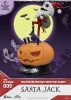 The Nightmare Before Christmas Mini Diorama Stage PVC Figura Santa Jack 10 cm