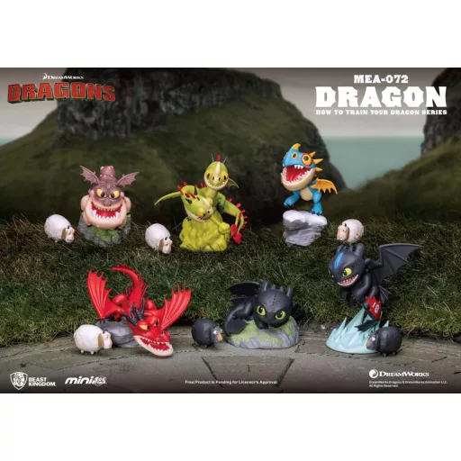 Így Neveld a Sárkányodat (How To Train Your Dragon) Mini Egg Attack Blind Box Figurák Series 10 cm Assortment (6)