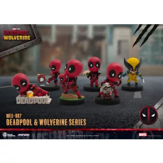   Deadpool 3 Deadpool & Wolverine Series Mini Egg Attack Figura Készlet 8 cm