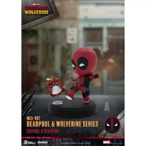 Deadpool 3 Deadpool & Wolverine Series Mini Egg Attack Figura Készlet 8 cm