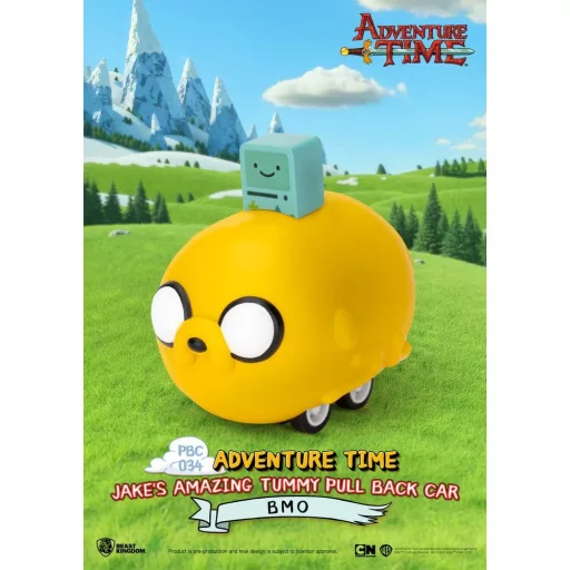 Adventure Time Pull Back Car Jake's Amazing Tummy 5 cm Blind Box Assortment (6)