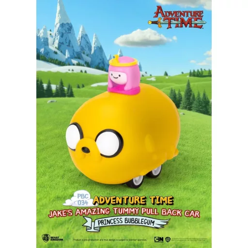 Adventure Time Pull Back Car Jake's Amazing Tummy 5 cm Blind Box Assortment (6)