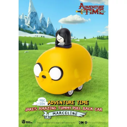 Adventure Time Pull Back Car Jake's Amazing Tummy 5 cm Blind Box Assortment (6)