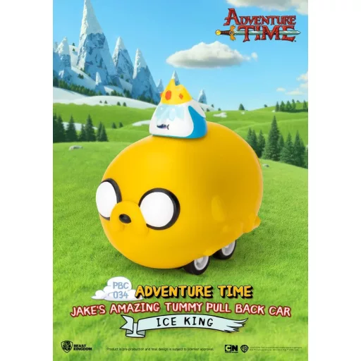 Adventure Time Pull Back Car Jake's Amazing Tummy 5 cm Blind Box Assortment (6)