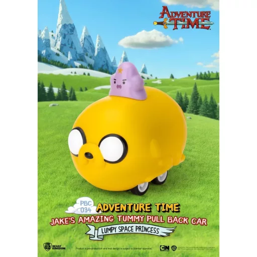 Adventure Time Pull Back Car Jake's Amazing Tummy 5 cm Blind Box Assortment (6)