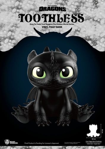 How To Train Your Dragon Vinyl Persely Toothless 34 cm