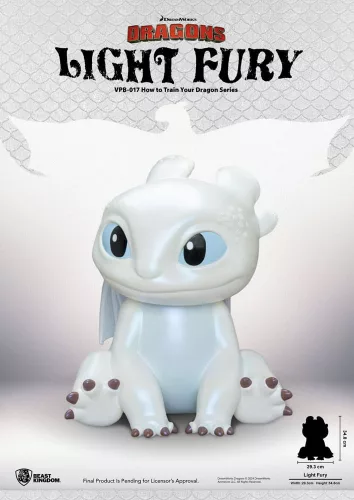 Így Neveld a Sárkányodat (How To Train Your Dragon) Funktional Figure Vinyl Light Fury 35 cm