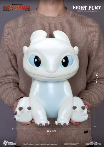 Így Neveld a Sárkányodat (How To Train Your Dragon) Funktional Figure Vinyl Light Fury 35 cm