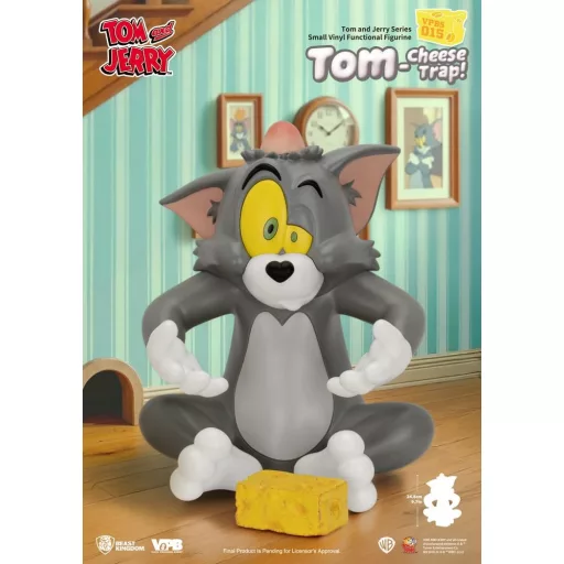 Tom and Jerry Vinyl Bank Small Series Tom-Cheese Trap! 25 cm