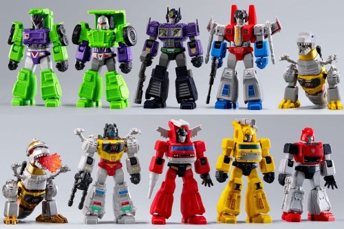 Transformers Blokees Plastic Model Kit Galaxy Version 02 SOS Assortment (9)