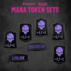 Magic the Gathering Dice and Token Pack Black Mana