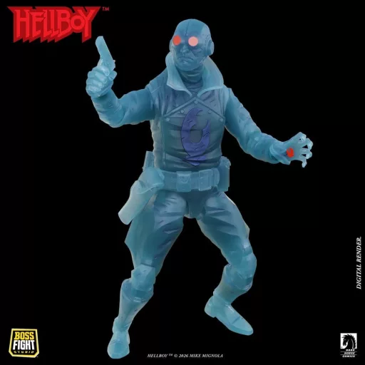 Lobster Johnson 1/12 Action Figure The Ghost of Lobster Johnson (Limited Edition) heo exclusive 17 cm