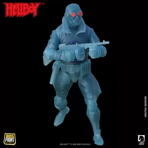 Lobster Johnson 1/12 Action Figure The Ghost of Lobster Johnson (Limited Edition) heo exclusive 17 cm