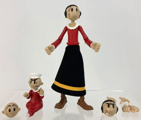 Popeye Action Figure Wave 01 Olive Oyl