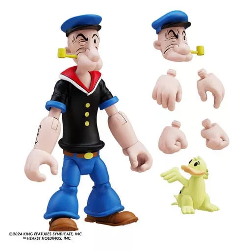 Popeye Action Figure Wave 03 Popeye 1st Appearance Black Shirt
