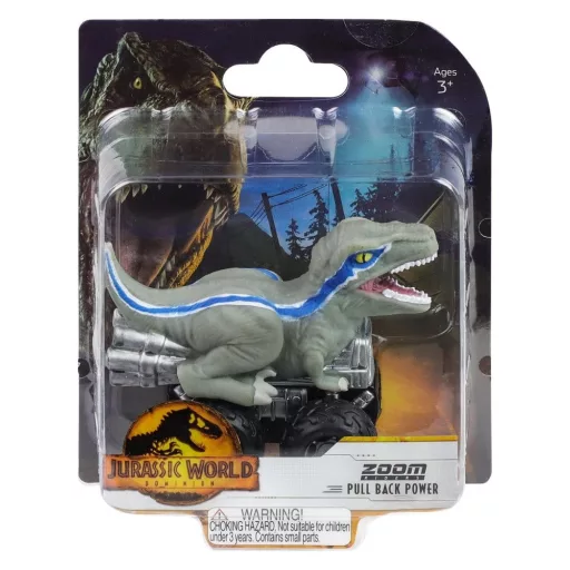 Jurassic World Zoom Riders Vehicle with Action Figure Assortment (24)
