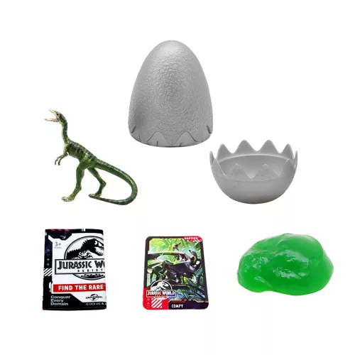 Jurassic World Rebirth Pop N Lock Breach Blind Box Captivz Build n Battle Dinos Display (12)
