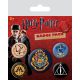 Harry Potter Kitűzők 5-Pack Hogwarts