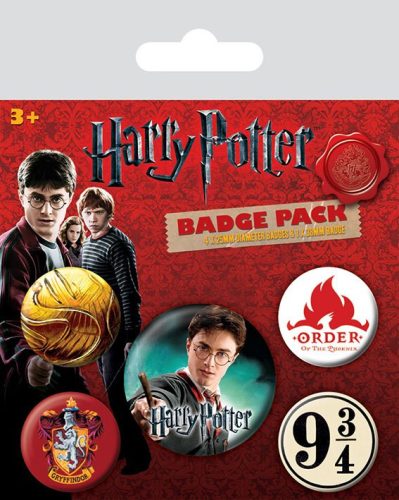 Harry Potter Kitűzők 5-Pack Gryffindor