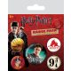 Harry Potter Kitűzők 5-Pack Gryffindor