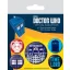 Doctor Who Pin-Back Buttons 5-Pack Exterminate