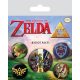 The Legend of Zelda Pin-Back Buttons 5-Pack Link