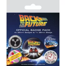 Back To The Future Kitűzők