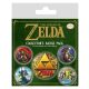 Legend of Zelda Pin-Back Buttons 5-Pack Classics