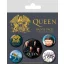 Queen Pin-Back Buttons 5-Pack Classic