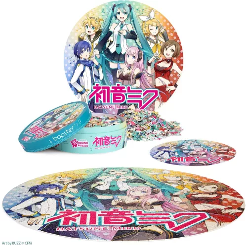 Hatsune Miku Jigsaw Puzzle Round 500 pieces