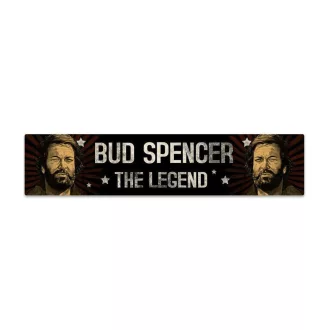 Bud Spencer Tin Sign with Magnet The Legend 16 x 3,5 cm