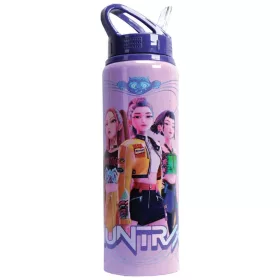 KPop Demon Hunters Flip Top Water Bottle Huntr/x