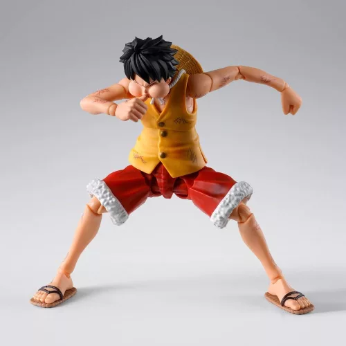 One Piece S.H. Figuarts Accessory Set Monkey D. Luffy -Marineford- Gear Three" 17 cm"