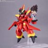 Macross 7 Tiny Session Vehicle mit Action Figure VF-19 Custom Fire Valkyrie with Basara Nekki 11 cm