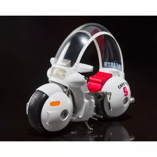 Dragon Ball S.H. Figuarts Jármű és Figura Bulma's Motorcycle Hoipoi Capsule No. 9 17 cm